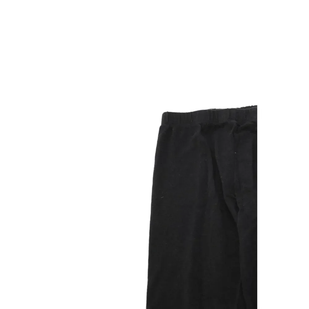 Splendid Girls Solid Cotton Blend Ankle Leggings Black Size 10